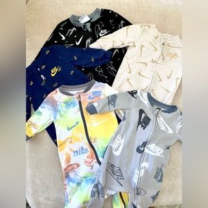 Nike brand pajama’s set of 5